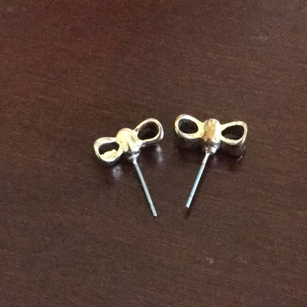 Kate Spade gold bow earrings - Picture 4 of 7